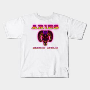 Aries 8b Chartreuse Kids T-Shirt